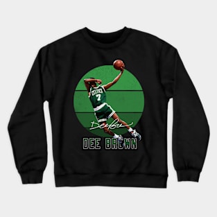 Dee Brown Basketball Legend Signature Vintage Retro 80s 90s Bootleg Rap Style Crewneck Sweatshirt